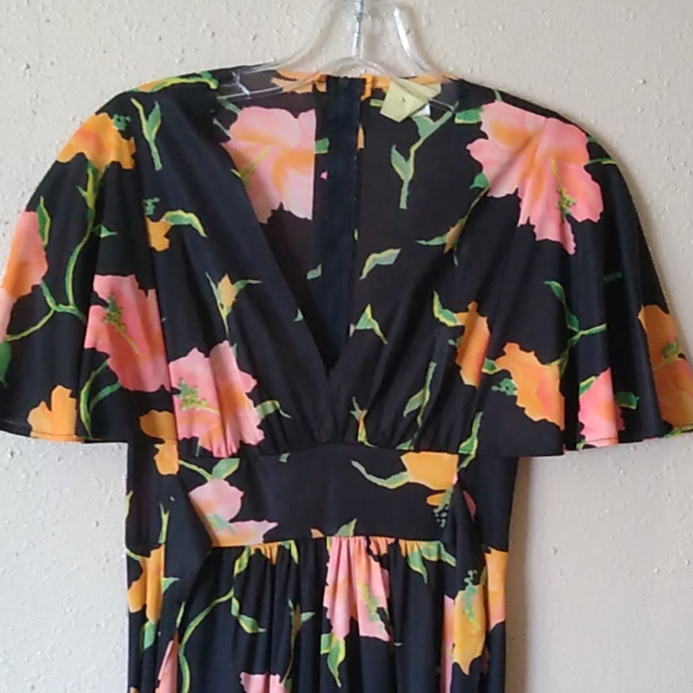 Vintage maxi dress floral size small